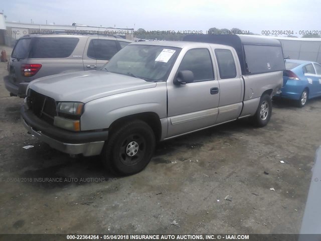 1GCEC19V24Z207248 - 2004 CHEVROLET SILVERADO C1500 SILVER photo 2