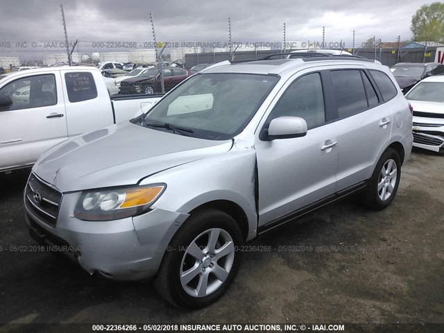 5NMSH73E17H100006 - 2007 HYUNDAI SANTA FE SE/LIMITED SILVER photo 2