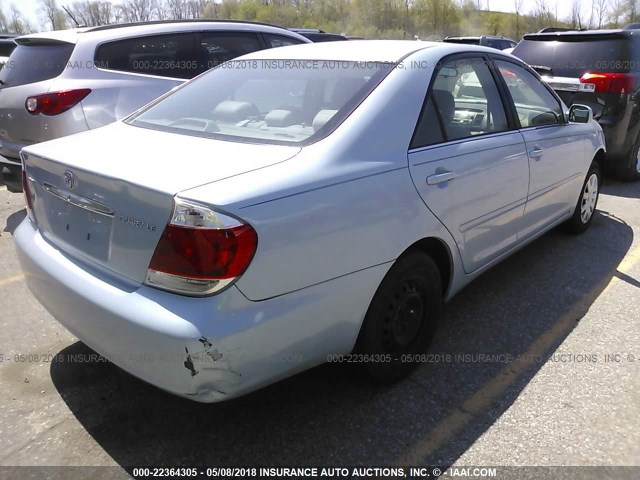 4T1BE32K46U654023 - 2006 TOYOTA CAMRY LE/XLE/SE ღია ლურჯი ფოტო 4