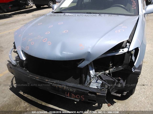 4T1BE32K46U654023 - 2006 TOYOTA CAMRY LE/XLE/SE ღია ლურჯი ფოტო 6