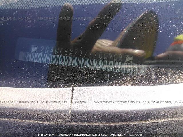 2G4WE587971100909 - 2007 BUICK LACROSSE CXS GRAY photo 9