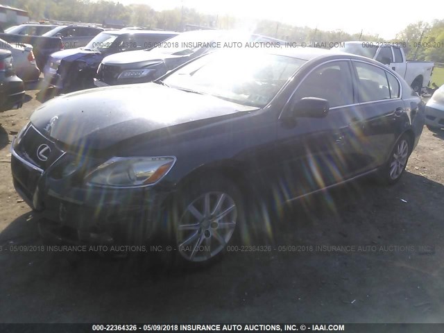 JTHCE96S870010733 - 2007 LEXUS GS 350 BLACK photo 2