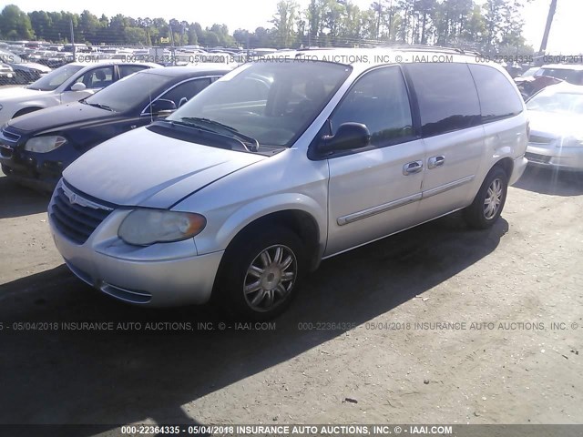 2A4GP54L77R235484 - 2007 CHRYSLER TOWN & COUNTRY TOURING SILVER photo 2