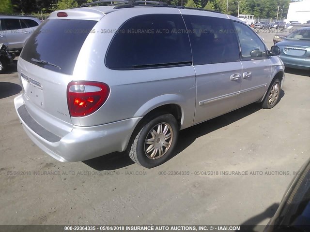 2A4GP54L77R235484 - 2007 CHRYSLER TOWN & COUNTRY TOURING SILVER photo 4