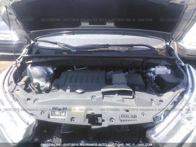 5TDJKRFH7GS292821 - 2016 TOYOTA HIGHLANDER XLE ვერცხლისფერი ფოტო 10