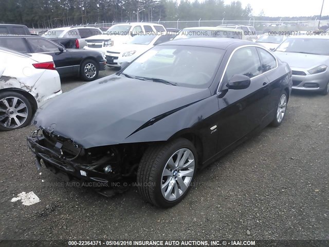 WBAKF5C57BE655867 - 2011 BMW 328 XI SULEV BLACK photo 2