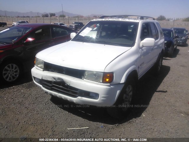 4S6CK58W1X4404086 - 1999 HONDA PASSPORT EX/LX Սպիտակ լուսանկար 2