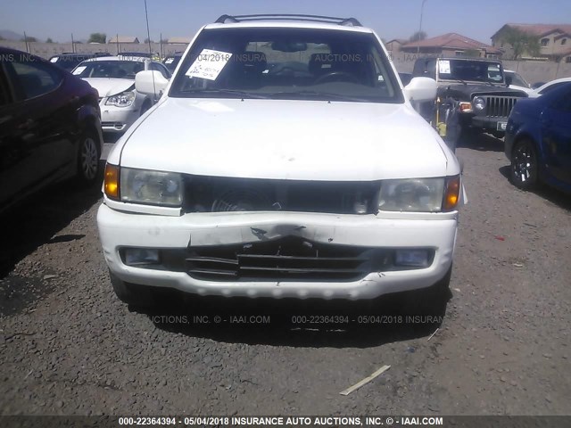 4S6CK58W1X4404086 - 1999 HONDA PASSPORT EX/LX Սպիտակ լուսանկար 6