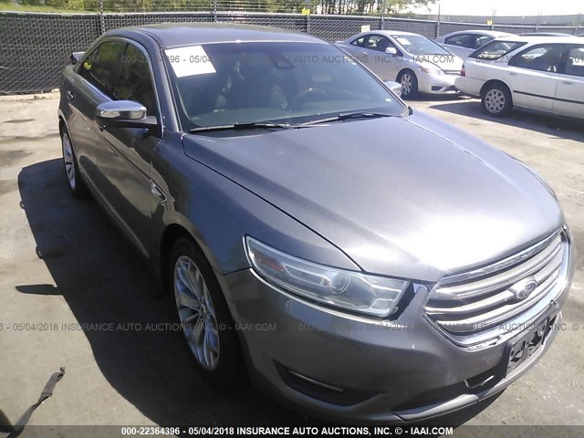 1FAHP2F95EG117481 - 2014 FORD TAURUS LIMITED GRAY photo 1