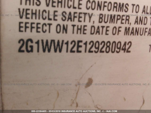 2G1WW12E129280942 - 2002 CHEVROLET MONTE CARLO LS SILVER photo 9