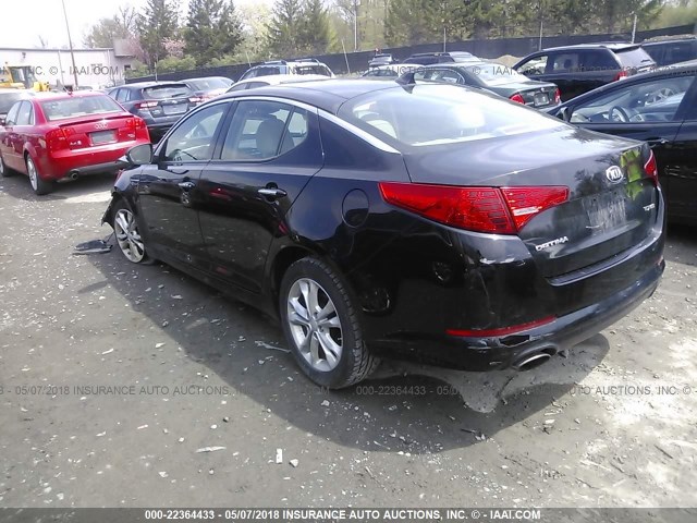 5XXGN4A75DG092861 - 2013 KIA OPTIMA EX BLACK photo 3