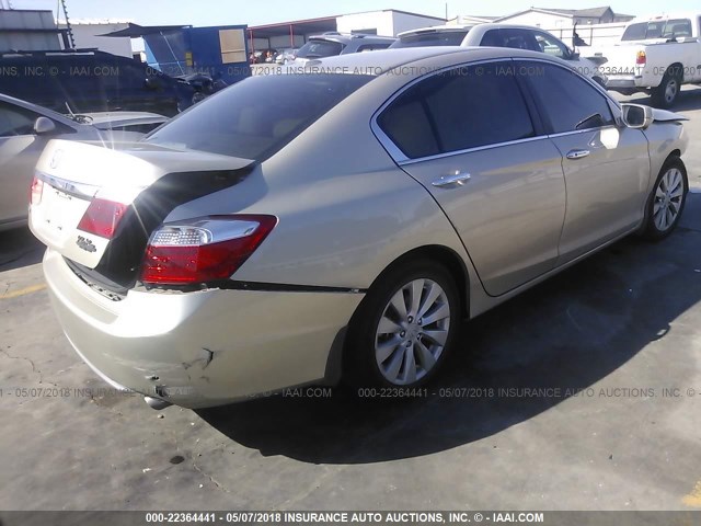 1HGCR2F87FA208862 - 2015 HONDA ACCORD EXL GOLD photo 4