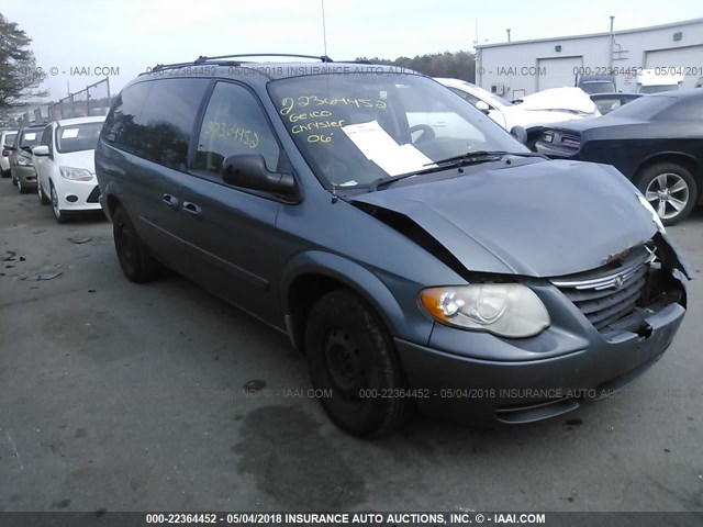 2A4GP44R56R626890 - 2006 CHRYSLER TOWN & COUNTRY LX Light Blue photo 1