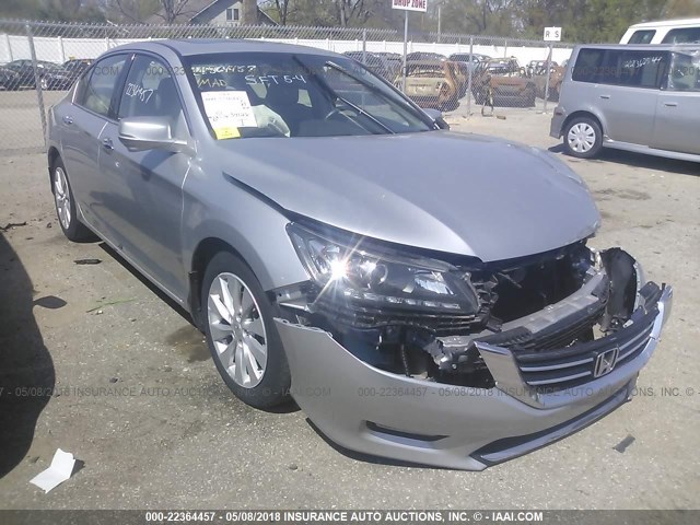 1HGCR3F85DA030047 - 2013 HONDA ACCORD EXL SILVER photo 1