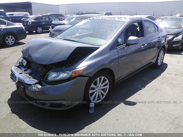 19XFB2F91CE347645 - 2012 HONDA CIVIC EXL Boz foto 2