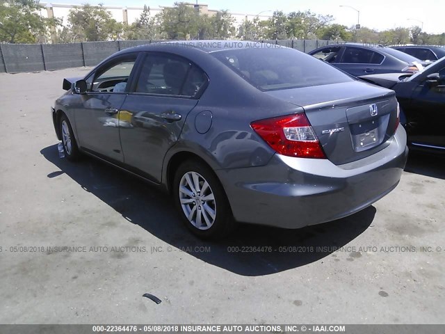 19XFB2F91CE347645 - 2012 HONDA CIVIC EXL Boz foto 3