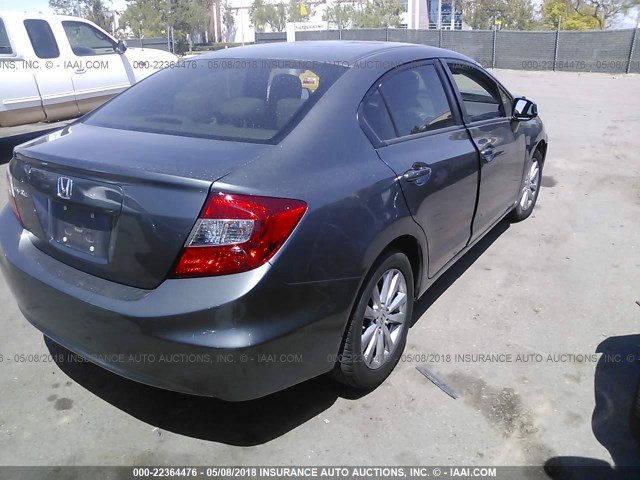 19XFB2F91CE347645 - 2012 HONDA CIVIC EXL Boz foto 4