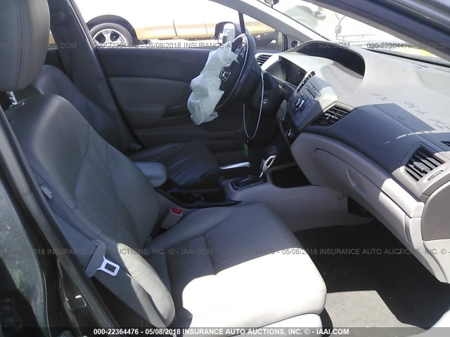 19XFB2F91CE347645 - 2012 HONDA CIVIC EXL Boz foto 5