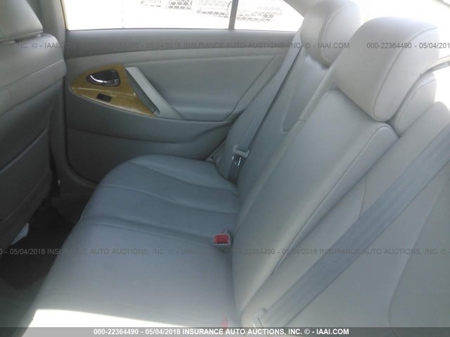 4T1BK46K47U033603 - 2007 TOYOTA CAMRY NEW GENERAT LE/XLE/SE BLACK photo 8