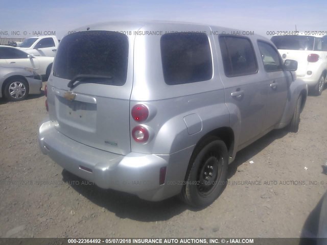 3GNBAAFW4BS506957 - 2011 CHEVROLET HHR LS SILVER photo 4