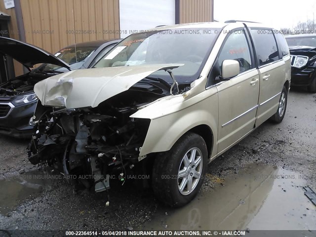 2A4RR5D15AR393685 - 2010 CHRYSLER TOWN & COUNTRY TOURING GOLD photo 2