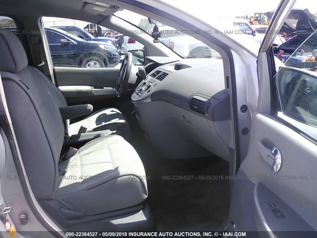 5N1BV28U78N113418 - 2008 NISSAN QUEST S/SE/SL SILVER photo 5