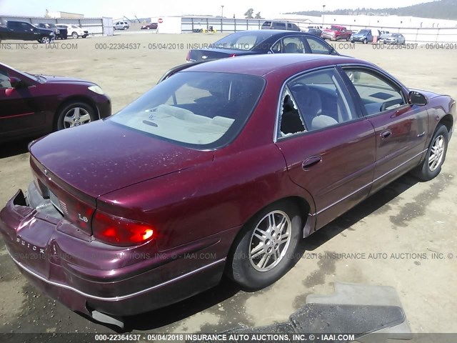 2G4WB52K2Y1256412 - 2000 BUICK REGAL LS 栗色 照片 4