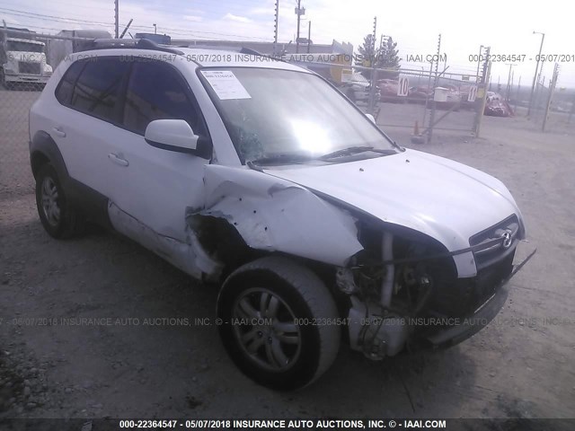 KM8JN12D86U333426 - 2006 HYUNDAI TUCSON GLS/LIMITED WHITE photo 1