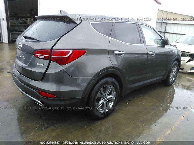 5XYZT3LB1EG156000 - 2014 HYUNDAI SANTA FE SPORT  BROWN photo 4