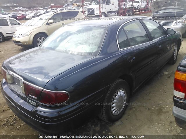 1G4HP52K64U263307 - 2004 BUICK LESABRE CUSTOM BLUE photo 4