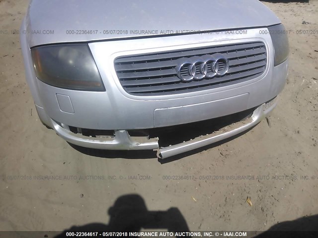 TRUTC28N821041849 - 2002 AUDI TT SILVER photo 6