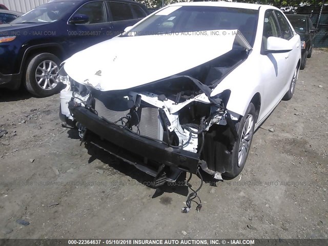 4T4BF1FK0CR227726 - 2012 TOYOTA CAMRY SE/LE/XLE WHITE photo 6