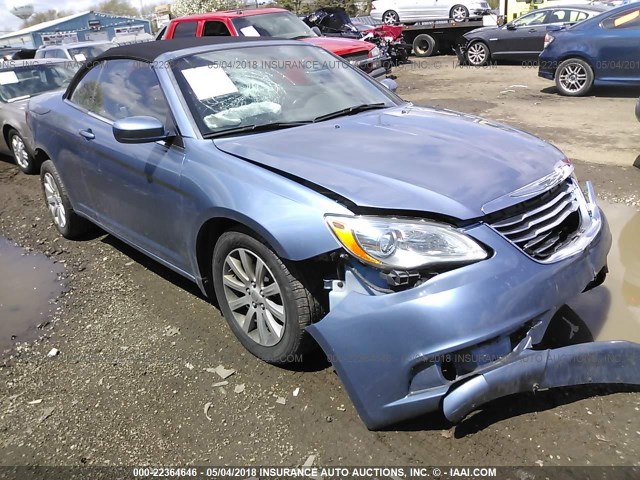 1C3BC2EB9BN583264 - 2011 CHRYSLER 200 TOURING BLUE photo 1