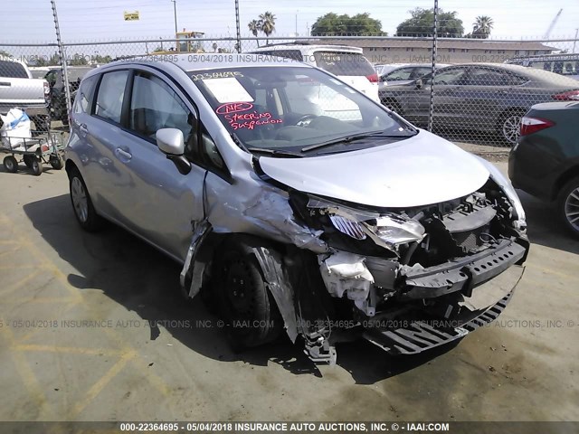 3N1CE2CP8GL366422 - 2016 NISSAN VERSA NOTE S/S PLUS/SV/SL/SR SILVER photo 1