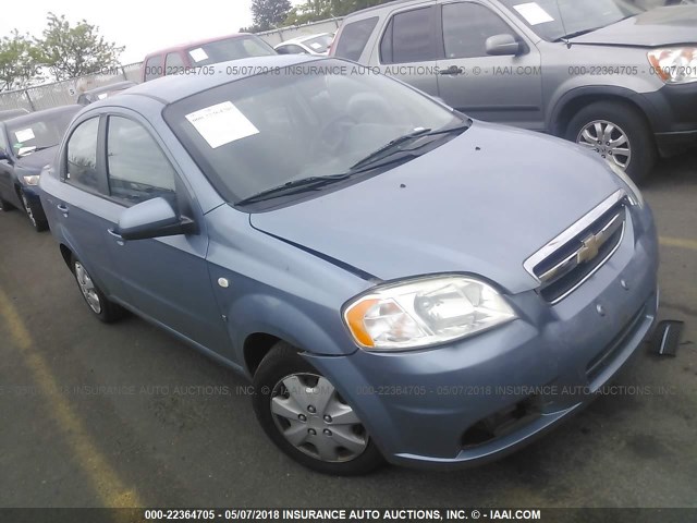 KL1TD56677B129062 - 2007 CHEVROLET AVEO LS 蓝色 照片 1