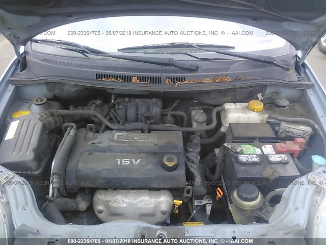 KL1TD56677B129062 - 2007 CHEVROLET AVEO LS 蓝色 照片 10