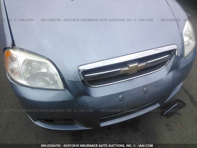 KL1TD56677B129062 - 2007 CHEVROLET AVEO LS 蓝色 照片 6