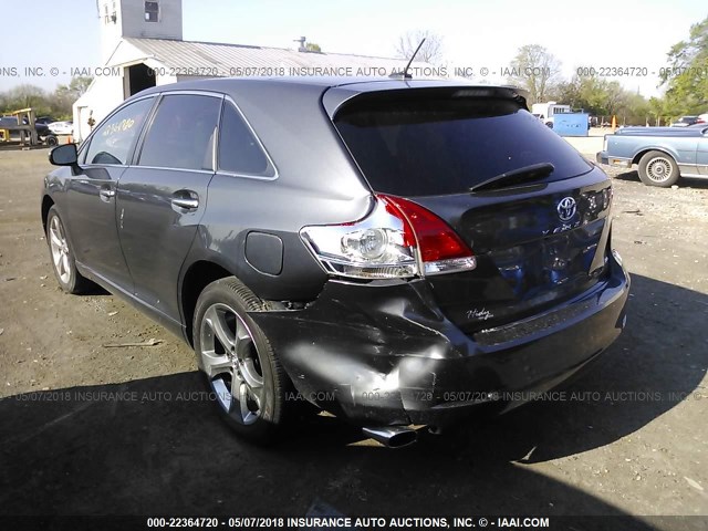 4T3BK11A79U022103 - 2009 TOYOTA VENZA GRAY photo 3