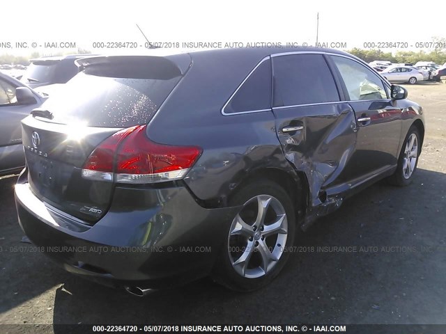 4T3BK11A79U022103 - 2009 TOYOTA VENZA GRAY photo 4