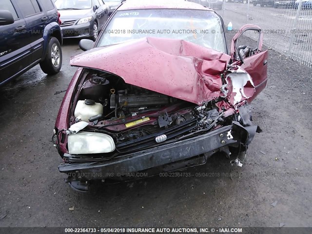 1Y1SK5267VZ446212 - 1997 GEO PRIZM LSI MAROON photo 6