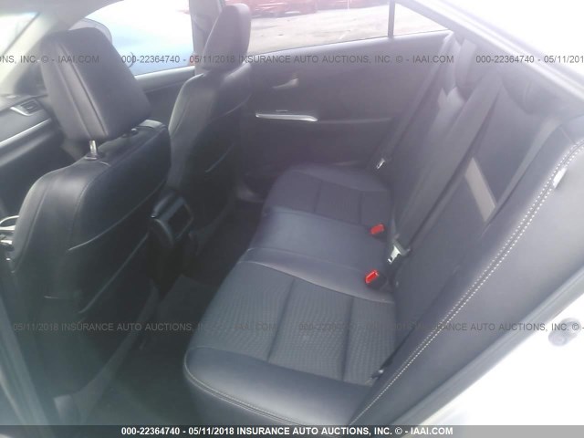 4T1BF1FK5EU451507 - 2014 TOYOTA CAMRY L/SE/LE/XLE 银色 照片 8