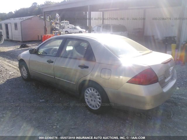 1HGCM56126A119039 - 2006 HONDA ACCORD VALUE GOLD photo 3