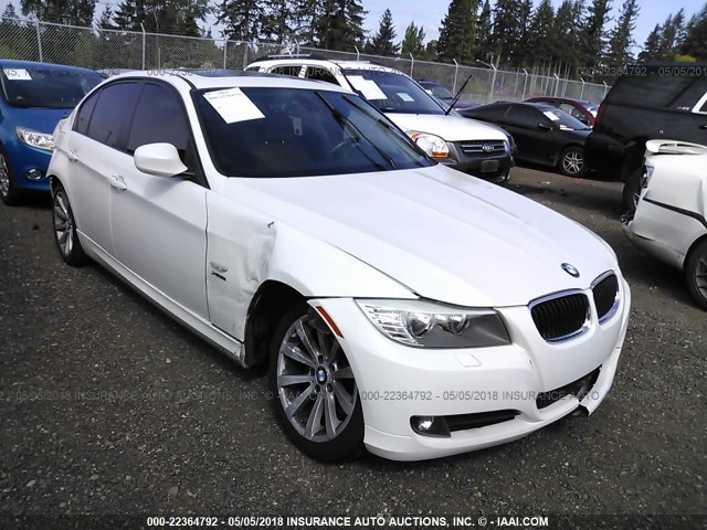 WBAPK5C52BA659527 - 2011 BMW 328 XI SULEV WHITE photo 1