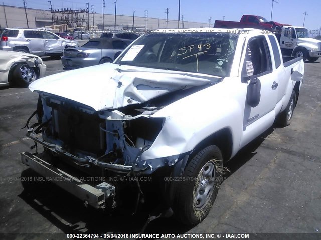 5TFTX4CN5BX005695 - 2011 TOYOTA TACOMA ACCESS CAB Weiß Foto 2