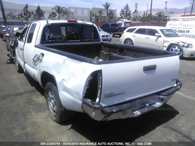 5TFTX4CN5BX005695 - 2011 TOYOTA TACOMA ACCESS CAB Weiß Foto 3