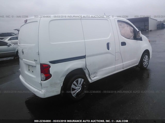 3N6CM0KN8HK703275 - 2017 NISSAN NV200 2.5S/2.5SV WHITE photo 4