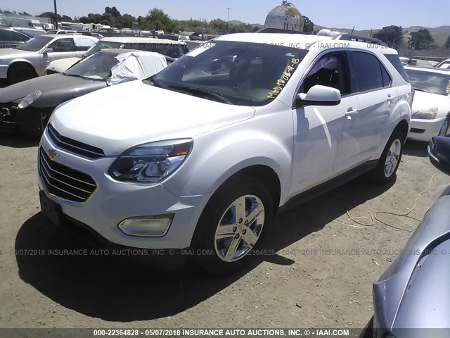 2GNALCEK2G6285526 - 2016 CHEVROLET EQUINOX LT WHITE photo 2