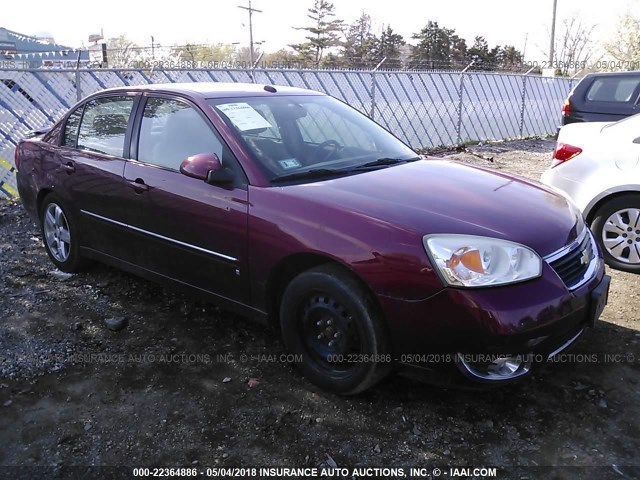1G1ZU57N17F114342 - 2007 CHEVROLET MALIBU LTZ ბურგუნდია ფოტო 1