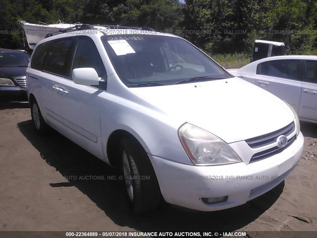 KNDMB233X66095850 - 2006 KIA SEDONA EX/LX WHITE photo 1