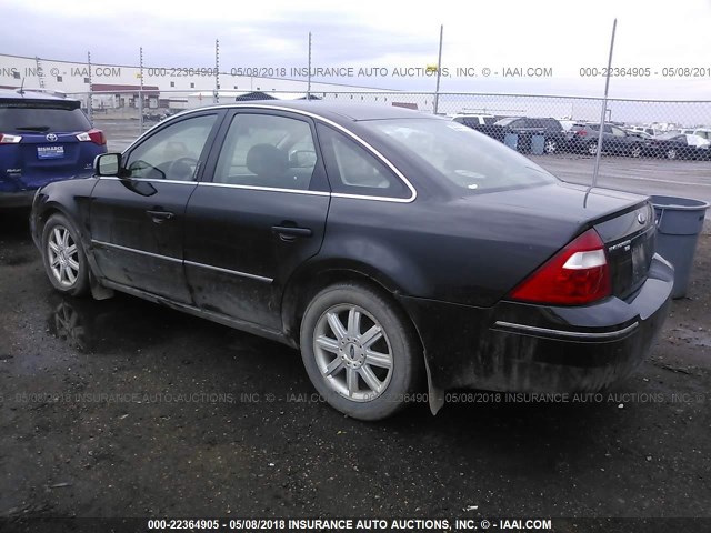 1FAFP28136G114949 - 2006 FORD FIVE HUNDRED LIMITED BLACK photo 3